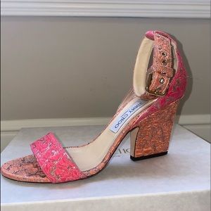 Jimmy Choo | Flamingo/Calypso Heels